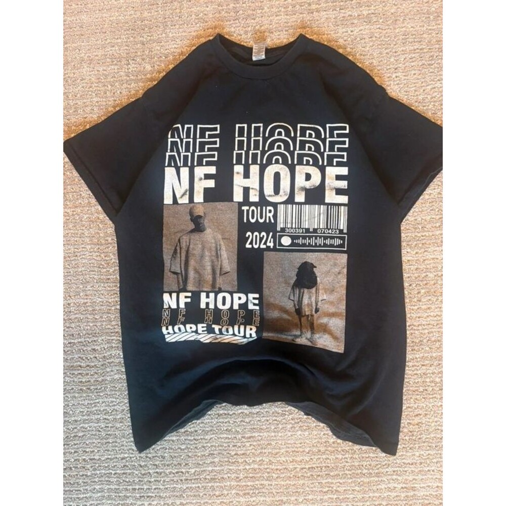 NF hope tour vintage graphic tee